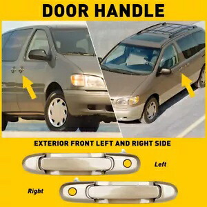 98-03 トヨタ シエナ用外側外装スライド ハンドル ドア左または右ベージュ For 98-03 Toyota Sienna Outside Exterior Sliding Handle Door Left or Right Beige 【並行輸入品】 35,035円