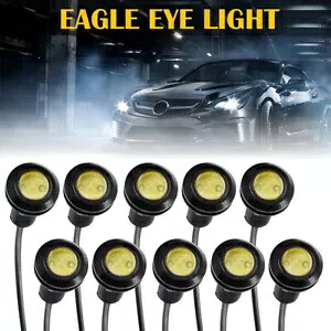 10x Eye Eagle モーター 18mm 車 9W LED フォグ リバース バックアップ DRL ライト ランプ バルブ ホワイト 10x Eye Eagle Motor 18mm Car 9W LED Fog Reverse Backup DRL Light Lamp Bulb White 【並行輸入品】