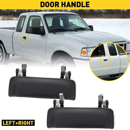 外装ドアハンドル 2001-2010 マツダ B2300 B2500 B3000 B4000 フロント 2 個セット Exterior Door Handle For 2001-2010 Mazda B2300 B2500 B3000 B4000 Set of 2 Front 【並行輸入品】