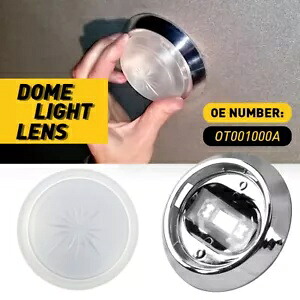 新しいラウンドドームライトベースとレンズは、ほとんどの1971-1981シボレー車に適合します。 New Round Dome Light Base & Lens Fits Fits for Most 1971-1981 Chevrolet Cars USA 【並行輸入品】