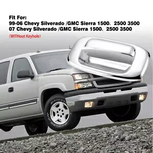 クローム テールゲート カバー カバー ハンドル 99-06 シルバラード シボレー/GMC シエラ 1500用 Chrome TailGate Covers Cover Handle For 99-06 Silverado Chevy / GMC Sierra 1500 【並行輸入品】