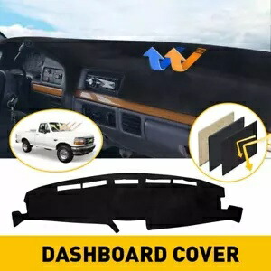 ダッシュカバーフォード F150 F250 F350 F450 1992-1996 ダッシュボードマットカーペットダッシュマット Dash Cover For Ford F150 F250 F350 F450 1992-1996 Dashboard Mat Carpet Dashmat 【並行輸入品】