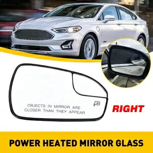 2013-2020 フォード フュージョン 右助手席側加熱リアビューミラーガラスに適合 Fit For 2013-2020 Ford Fusion Right Passenger Side Heated Rear View Mirror Glass 【並行輸入品】
