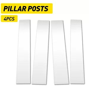 クローム 車のピラーポスト ドア ウィンドウ トリム カバー 4 個セット 2004-2014 フォード F150用 Set of 4 Chrome Car Pillar Posts Door Window Trim Cover For 2004-2014 Ford F150 【並行輸入品】