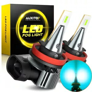 2X AUXITO アイスブルー 8000K LED フォグドライビングライト H11 H16 H8 超高輝度電球 2X AUXITO Ice Blue 8000K LED Fog Driving Light H11 H16 H8 Super Bright Bulbs 【並行輸入品】