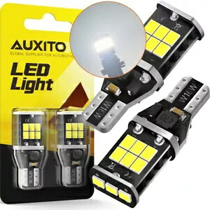 2x T15 AUXITO W16W 912 921 955 6000K キセノンホワイト LED リバースウェッジ電球 2x T15 AUXITO W16W 912 921 955 6000K Xenon White LED Reverse Wedge Light Bulbs 【並行輸入品】