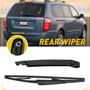 98810-4D001 2006-2014 Kia Sedona 車リアフロントガラスワイパーアーム & ブレードキットに適合 98810-4D001 Fit 2006-2014 Kia Sedona Car Rear Windshield Wiper Arm & Blade Kit 【並行輸入品】