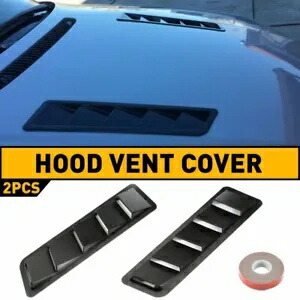 2 個カースクープベントフードキットコールドフローエアインテークルーバー冷却ボンネットカバー 2pcs Car Scoop Vent Hood Kit Cold Flow Air Intake Louvers Cooling Bonnet Cover 【並行輸入品】 34,320円
