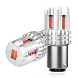 2X BAY15D 1157 P21 5W 赤色 LED 3020SMD ブレーキテールストップライトグローブ電球 12K 2X BAY15D 1157 P21 5W RED LED 3020SMD BRAKE TAIL STOP LIGHT GLOBE BULB 12K 【並行輸入品】