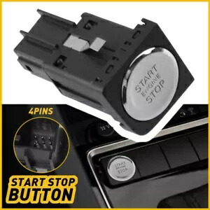 車のエンジンスタートストップボタンプッシュスイッチフォルクスワーゲン 2011-2017 ジェッタセダン用 Car Engine Start Stop Button Push Switch for Volkswagen 2011-2017 Jetta Sedan 【並行輸入品】