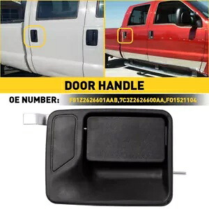 フォード F-250 スーパーデューティアウタードア 1999-2016 ハンドル乗客右側リア For Ford F-250 Super Duty Outer Door 1999-2016 Handle Passenger Right Side Rear 【並行輸入品】