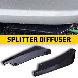 ダッジチャージャー SXT SRT リアスパッツリップバンパースプリッターディフューザーカナードスポイラー For Dodge Charger SXT SRT Rear Spats Lip Bumper Splitter Diffuser Canard Spoiler 【並行輸入品】