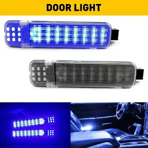 ペア LED ドア カーテシ ライト シボレー シルバラード サバーバン タホ GMC シエラ ユーコン用 Pair LED Door Courtesy Light For Chevy Silverado Suburban Tahoe GMC Sierra Yukon 【並行輸入品】