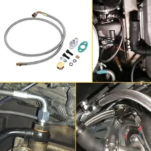 ターボオイルラインフィード冷却キット 1/8 4AN NPT T3 T4 T04E T70 T66 T67 GT35 GT45 41\