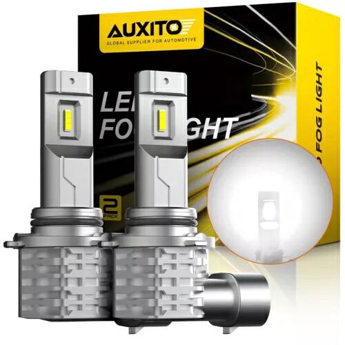 2x LED フォグランプ電球 AUXITO 9006 HB4 上部ドライビングライト下部フォグランプに適合 2x LED Foglight Bulbs AUXITO 9006 HB4 Upper Driving Lights Bottom Fog Light Fits 【並行輸入品】