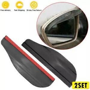 4X 2 パック車のリアビューサイドミラーレインボード眉毛ガードサンバイザープロテクト A 4X 2-Pack Car Rear View Side Mirror Rain Board Eyebrow Guard Sun Visor Protect A 【並行輸入品】
