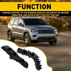 左右フロントバンパーブラケット 2014-2021 ジープ グランドチェロキー用 Left & Right Front Bumper Brackets for 2014-2021 Jeep Grand Cherokee 【並行輸入品】