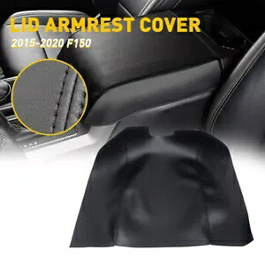 1/2 セットレザーセンターコンソール蓋アームレストカバーフィット 2015-2020 フォード F150 蓋コーブ 1/2set Leather Center Console Lid Armrest Cover Fit 2015-2020 Ford F150 Lid cove 【並行輸入品】
