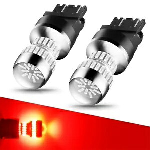 2X 3157 LED ピュアレッド ハイパワー ブレーキ ストップ テール パーキング電球 フォード EOOH 用 2X 3157 LED Pure Red Hi Power Brake Stop Tail Parking Light Bulbs for Ford EOOH 【並行輸入品】