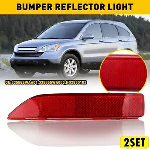 2 セット左運転席側リアバンパーリフレクターライトテールランプホンダ CRV CR-V 2Set Left Driver Side Rear Bumper Reflector Light Tail Lamps For Honda CRV CR-V 【並行輸入品】