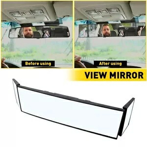 折りたたみ式カービジョン大型インテリアバックミラー広角車 SUV トラック用 Foldable Car Vision Large Interior Rear View Mirror Wide Angle For Car SUV Truck 【並行輸入品】