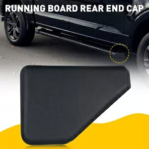 右助手席側ランニングボードリアエンドキャップブラック 2015-2022 フォード F150 Right Passenger Side Running Board Rear End Cap Black For 2015-2022 Ford F150 【並行輸入品】