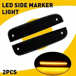 クリアアンバー LED フロントサイドコーナーパーキングマーカーライト 97-01 ジープチェロキー用 Clear Amber LED Front Side Corner Parking Marker Lights For 97-01 Jeep Cherokee 【並行輸入品】 34,320円