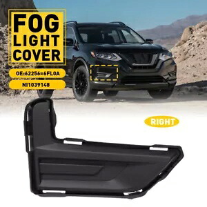 フォグライトカバートリム右助手席側ハンド 2017-2020 日産ローグに適合 Fog Light Cover Trim Right Passenger Side Hand Fits for 2017-2020 Nissan Rogue 【並行輸入品】