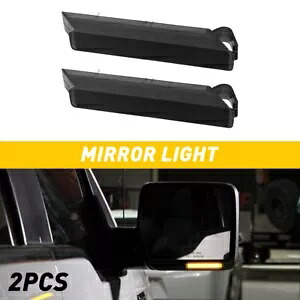 スモークシーケンシャル フォード F-150 LED アンダーサイドターンミラー信号灯新品 Smoked Sequential For Ford F-150 LED Under Side Turn Mirror Signal Lights NEW 【並行輸入品】