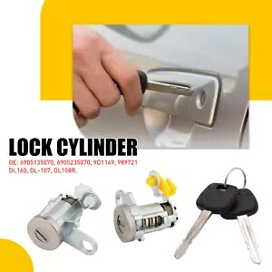 フロント左右ドアサイドロックシリンダーキーセット 1995-2004 トヨタ タコマ用 Front LeftRight Door Side Lock Cylinder Keys Set For 1995-2004 Toyota Tacoma 【並行輸入品】