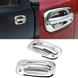 クローム ドアハンドル 2000-06 シボレー シルバラード タホ/サバーバン アクセサリー 2 個 Chrome Door Handle for 2000-06 Chevy Silverado Tahoe / Suburban Accessories 2PCS 【並行輸入品】