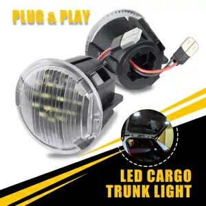 2X ホワイト カーゴ トランク LED ライト 2006-2010 ジープ コマンダー 11-21 ダッジ デュランゴ用 2X White Cargo Trunk LED Lights For 2006-2010 Jeep Commander 11-21 Dodge Durango 【並行輸入品】