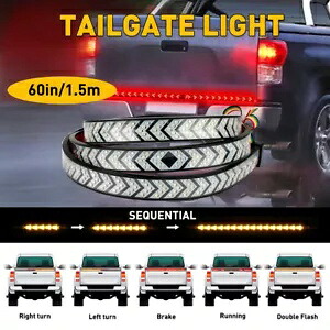 60 インチ トラック 540LED ストリップ ライト テールゲート バー リバース ブレーキ テール 流れる ウインカー 60\