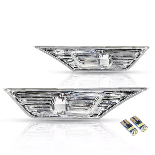 2016-2020 ホンダ シビック LED クリアレンズバンパーターンシグナルサイドマーカーライト用 For 2016-2020 Honda Civic LED Clear Lens Bumper Turn Signal Side Marker Lights 【並行輸入品】