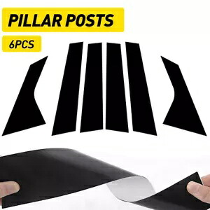 6 個光沢のある黒のピラーポスト車のドア窓トリムヒュンダイエラントラ 2021-2023 6pcs Glossy Black Pillar Post Car Door Window Trim For Hyundai Elantra 2021-2023 【並行輸入品】