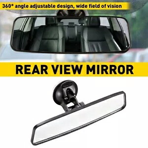 車のリアミラービューユニバーサルオートインテリアミラーワイド吸盤ミラー Car Rear Mirror View Universal Auto Interior Mirrorr Wide Suction Cup Mirror 【並行輸入品】
