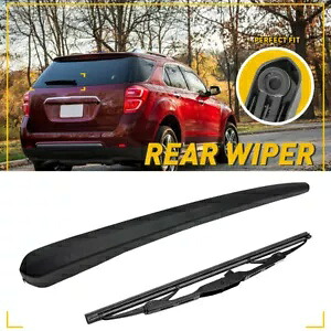 2010-2017 シボレー エクイノックス リアフロントガラス バック ワイパー アーム + ブレードキットに適合 Fits For 2010-2017 Chevrolet Equinox Rear Windshield Back Wiper Arm + Blade Kit 【並行輸入品】