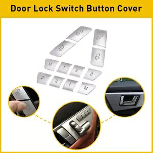 ドアシートボタン調整スイッチカバートリムメルセデスベンツ AB クラス 2013-2017 Door Seat Button Adjust Switch Cover Trim For Mercedes Benz A B Class 2013-2017 【並行輸入品】