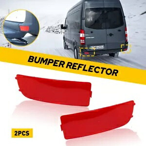 リアバンパーリフレクターライトランプケース 2011-2018 メルセデスベンツスプリンター 2500 Rear Bumper Reflector Light Lamp Case For 2011-2018 Mercedes Benz Sprinter 2500 【並行輸入品】