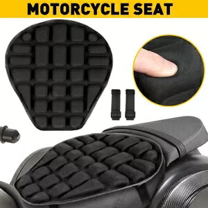 BMWオートバイ用ブラックライクラコンフォートジェルシートクッションカバー衝撃吸収パッド Black Lycra Comfort Gel Seat Cushion Cover Shock Absorb Pad For BMW Motorcycle 【並行輸入品】