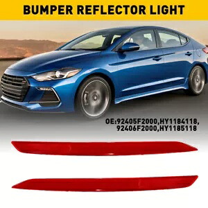リアバンパーリフレクターセット 2017-2018 ヒュンダイ エラントラ & 左右サイドペア用 Rear Bumper Reflector Set For 2017-2018 Hyundai Elantra & Left Right Side Pair 【並行輸入品】 34,320円