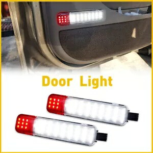 2X LED ドア礼儀 ライト 1995-2007 シボレー C/K シルバラード タホ GMC シエラ用 2X LED Door Courtesy For Lights 1995-2007 Chevy C/K Silverado Tahoe GMC Sierra 【並行輸入品】
