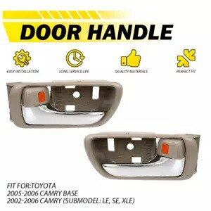 2X インナードア LH RH ハンドルアームレスト トヨタ 05-06 カムリベース 02-06 カムリ用 2X Inner Door LH RH Handle Armrest For Toyota 05-06 Camry Base 02-06 Camry 【並行輸入品】