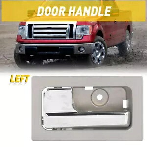 左運転席側インテリアドアハンドルフロント/リア 2009-2014 フォードロボシルバー Left Driver Side Interior Door Handle Front/ Rear For 2009-2014 Ford Lobo Silver 【並行輸入品】