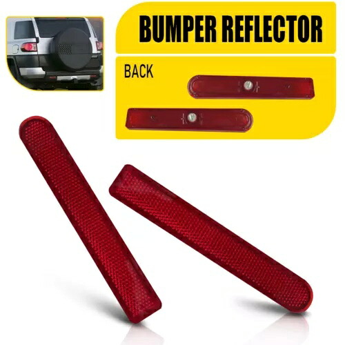 2 個バンパーリフレクターセットリア左右 2007-2014 トヨタ FJ クルーザーに適合 2Pcs Bumper Reflector Set Rear Left & Right Fit for 2007-2014 Toyota FJ Cruiser 【並行輸入品】 34,320円
