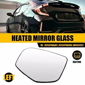 サイドミラーガラスヒーター運転席側 LH 2016-2021 ホンダシビック 76253TBAA01 Side Mirror Glass Heated Driver Side LH For 2016-2021 Honda Civic 76253TBAA01 【並行輸入品】