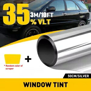 ノーカットウィンドウティント 35% VLT フィルムヒートブロック軽減日陰車ホームオフィスシルバー Uncut Window Tint 35% VLT Film Heat Block Reduce Shade Car Home Office Silver 【並行輸入品】