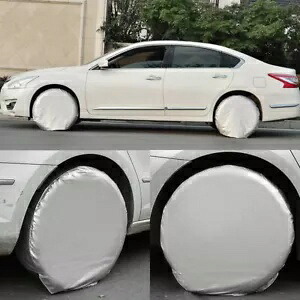 防水タイヤカバー 4 ホイール タイヤ トレーラー RV キャンピングカー サン プロテクター 29 インチのセット Waterproof Tire Covers Set Of 4 Wheel Tyre Trailer RV Camper Sun Protector 29'' 【並行輸入品】