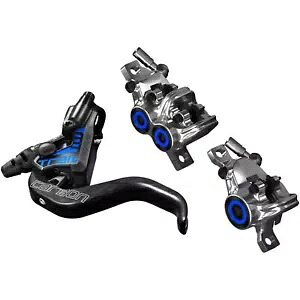 Magura MT Trail SL ディスク ブレーキ セット - フロントおよびリア、ブラック/クローム 2701646- Magura MT Trail SL Disc Brake Set - Front and Rear, Black/Chrome 2701646- 【並行輸入品】