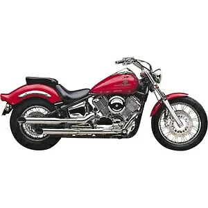 コブラ スラッシュカット マフラー - クローム - V-Star 1100 2167SC Cobra Slashcut Mufflers - Chrome - V-Star 1100 2167SC 【並行輸入品】